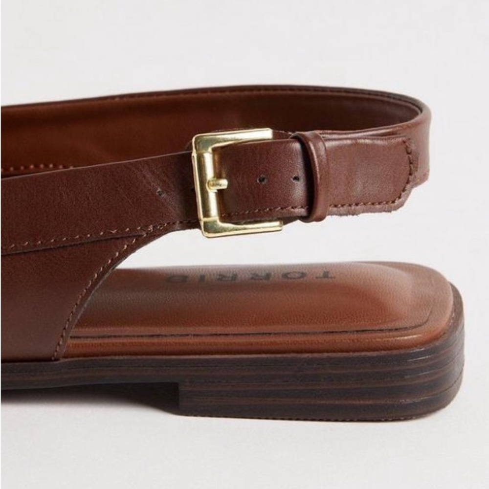 NEW Torrid Cognac Slingback Loafer - Picture 9 of 10